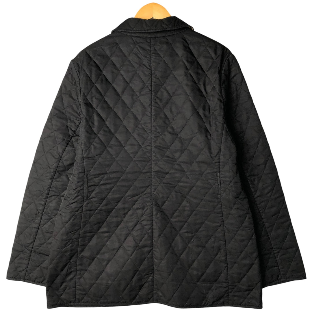 Burberry's BURBERRY LONDON quilted puffer jacket, women's size XL polyester black type Vintage Second Hand