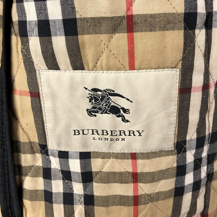 Burberry's BURBERRY LONDON quilted puffer jacket, women's size XL polyester black type Vintage Second Hand