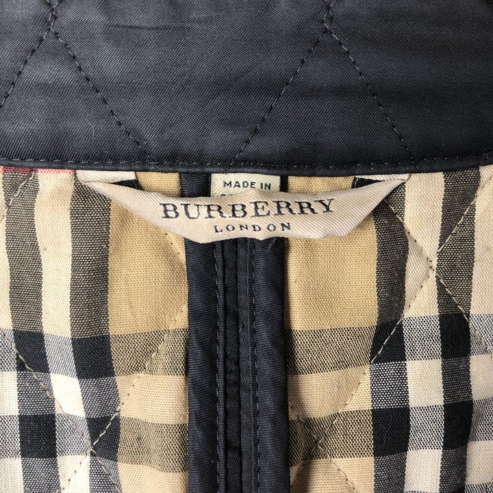 Burberry's BURBERRY LONDON quilted puffer jacket, women's size XL polyester black type Vintage Second Hand