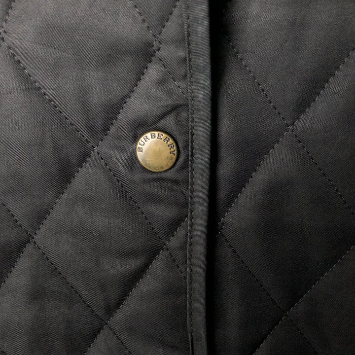 Burberry's BURBERRY LONDON quilted puffer jacket, women's size XL polyester black type Vintage Second Hand