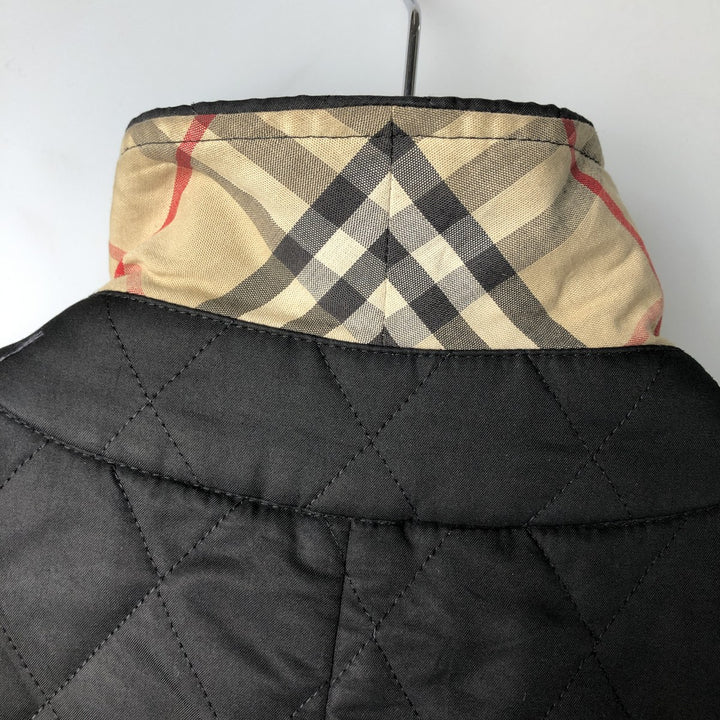 Burberry's BURBERRY LONDON quilted puffer jacket, women's size XL polyester black type Vintage Second Hand