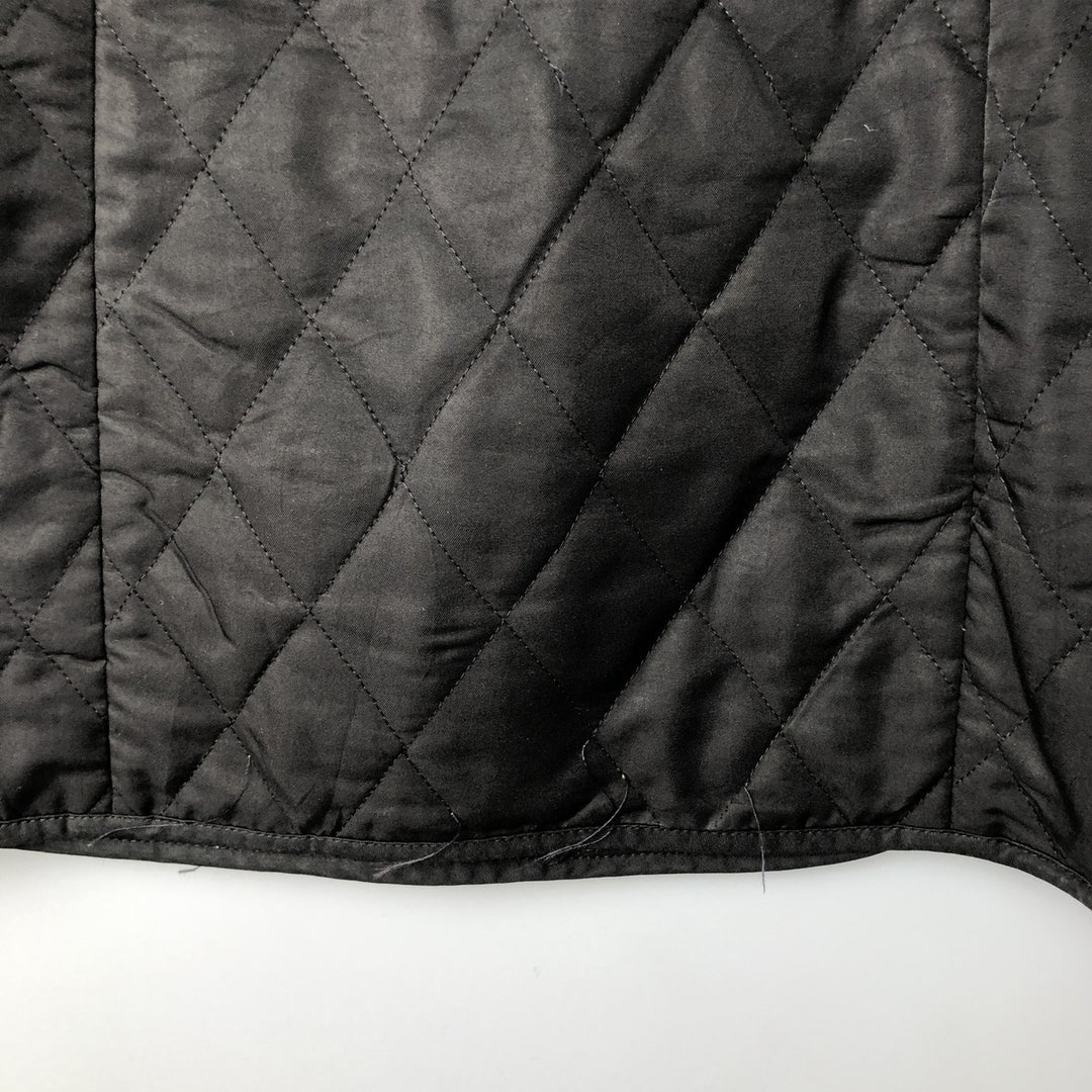 Burberry's BURBERRY LONDON quilted puffer jacket, women's size XL polyester black type Vintage Second Hand