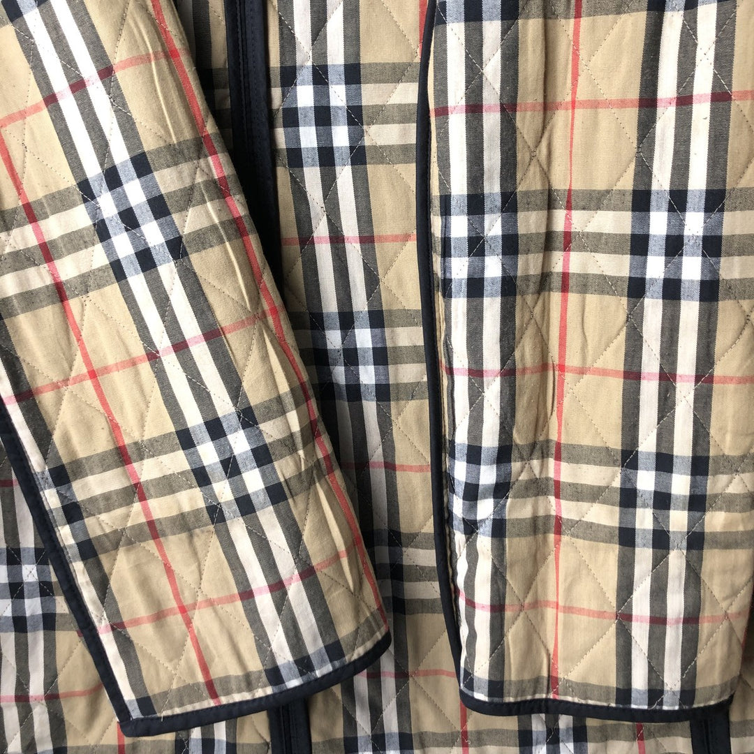 Burberry's BURBERRY LONDON quilted puffer jacket, women's size XL polyester black type Vintage Second Hand