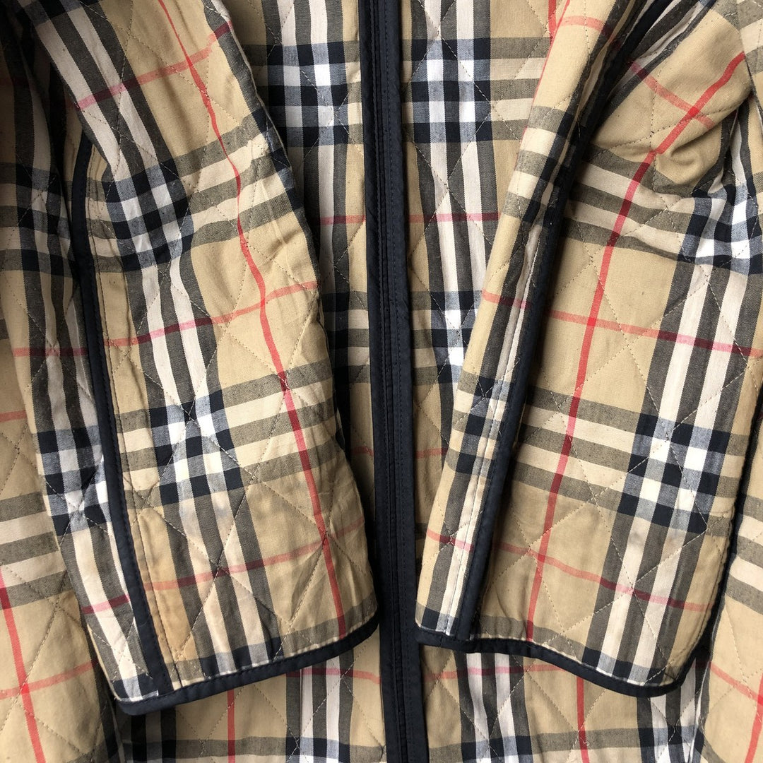 Burberry's BURBERRY LONDON quilted puffer jacket, women's size XL polyester black type Vintage Second Hand