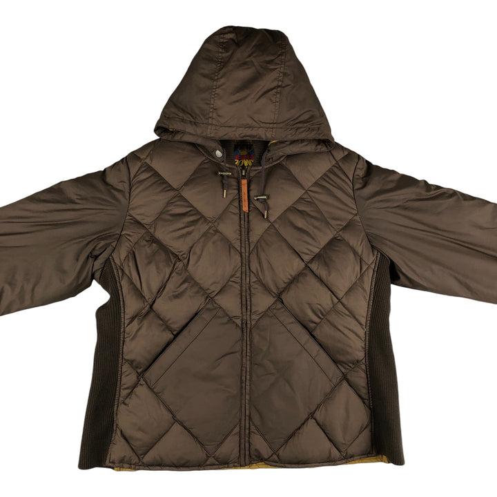 Eddie Bauer Replica Sunrise Tag 550 Fill Power Goose Down Parka, Women's XXL polyester brown type Vintage Second Hand