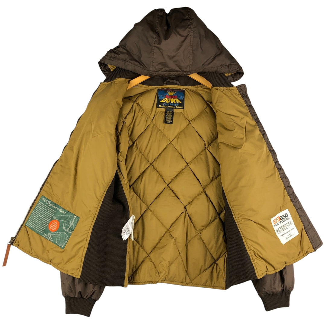 Eddie Bauer Replica Sunrise Tag 550 Fill Power Goose Down Parka, Women's XXL polyester brown type Vintage Second Hand