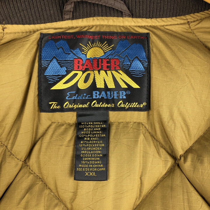 Eddie Bauer Replica Sunrise Tag 550 Fill Power Goose Down Parka, Women's XXL polyester brown type Vintage Second Hand