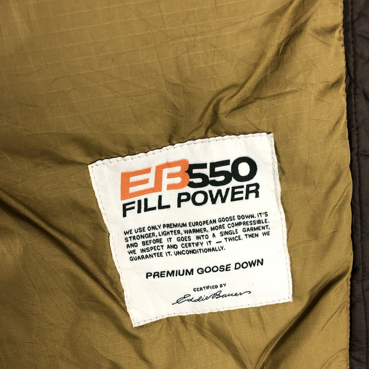 Eddie Bauer Replica Sunrise Tag 550 Fill Power Goose Down Parka, Women's XXL polyester brown type Vintage Second Hand