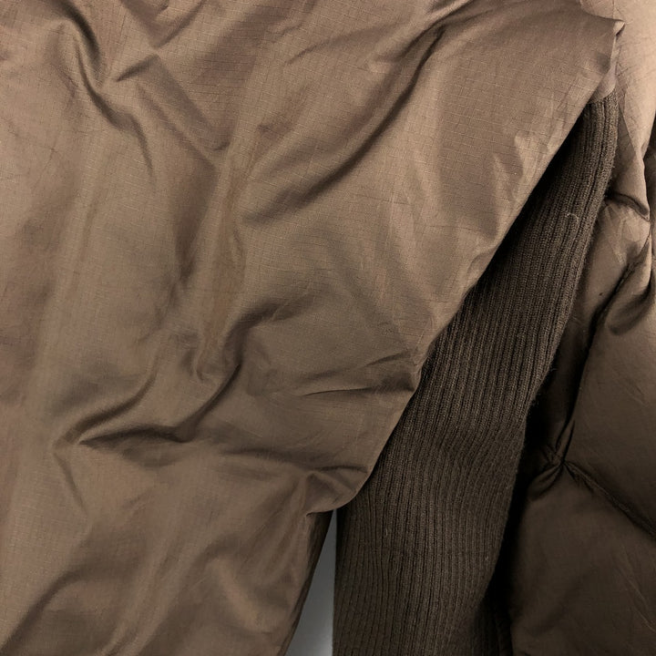 Eddie Bauer Replica Sunrise Tag 550 Fill Power Goose Down Parka, Women's XXL polyester brown type Vintage Second Hand