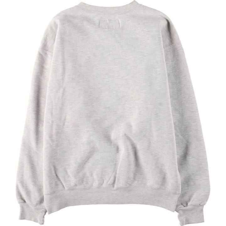 90'S Russell High Cotton University of Michigan College Sweatshirt, Made in USA, Men's Size M (approx.), Vintage cotton gray type Vintage Second Hand