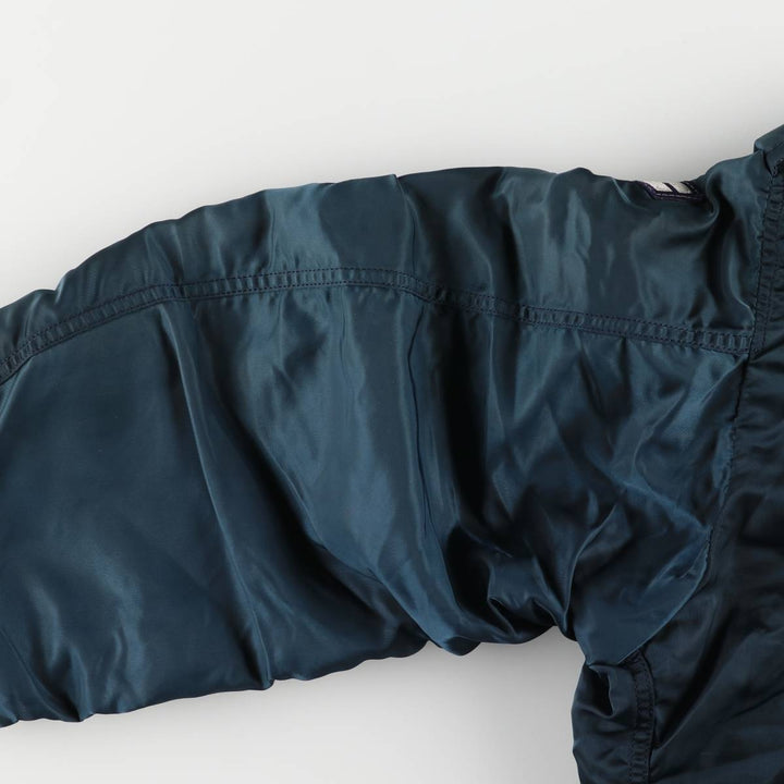 Vintage Alpha L-2B Type Patch Military Flight Jacket, Made in USA, Men's Size L Nylon navy blue type Vintage Second Hand
