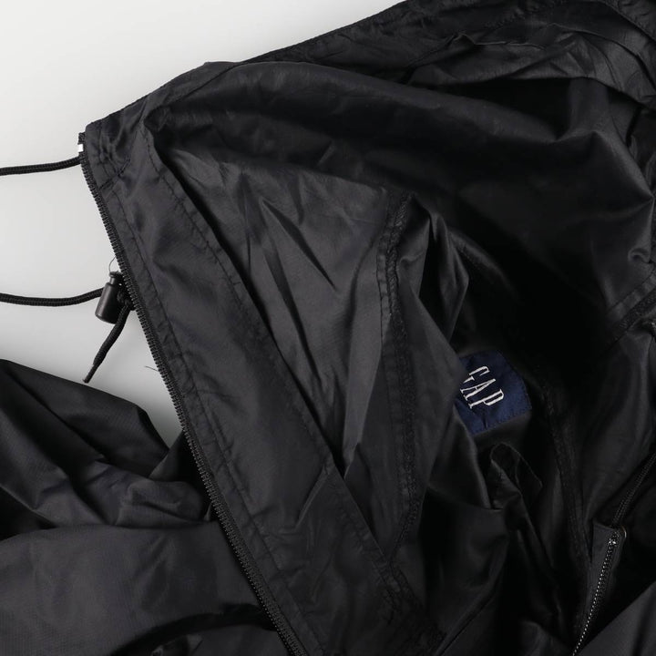 2000'S GAP Anorak Parka Men's Size L Nylon black type Vintage Second Hand
