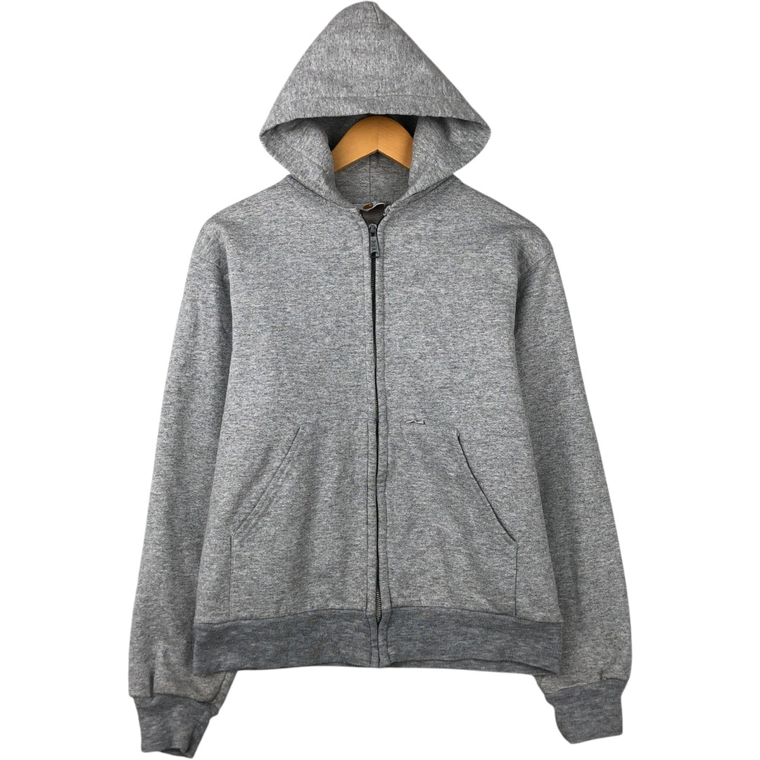 Vintage 1980'S Carhartt full-zip sweatshirt hoodie, made in the USA, size M. cotton gray type Vintage Second Hand