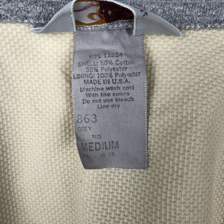 Vintage 1980'S Carhartt full-zip sweatshirt hoodie, made in the USA, size M. cotton gray type Vintage Second Hand