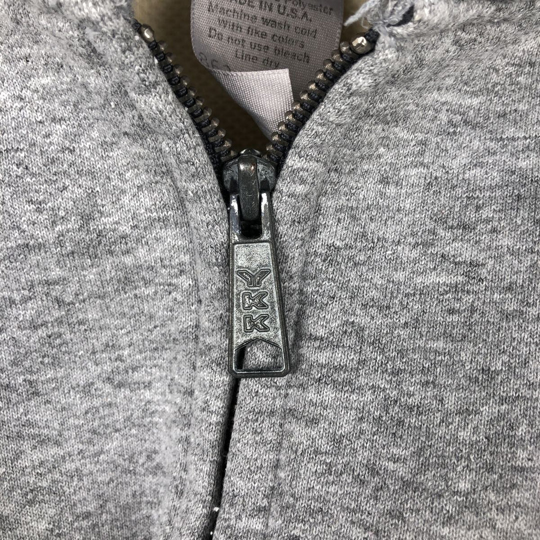 Vintage 1980'S Carhartt full-zip sweatshirt hoodie, made in the USA, size M. cotton gray type Vintage Second Hand