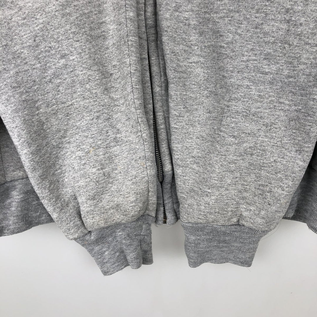 Vintage 1980'S Carhartt full-zip sweatshirt hoodie, made in the USA, size M. cotton gray type Vintage Second Hand