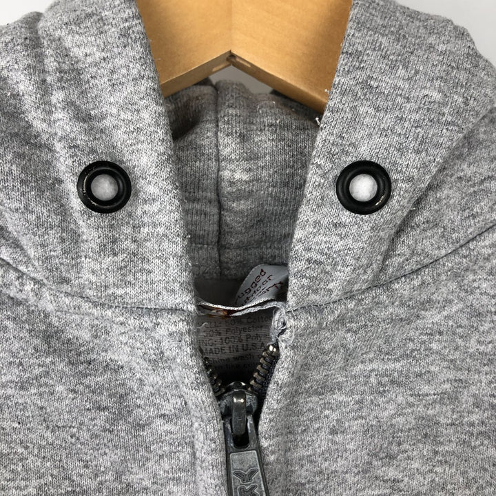 Vintage 1980'S Carhartt full-zip sweatshirt hoodie, made in the USA, size M. cotton gray type Vintage Second Hand