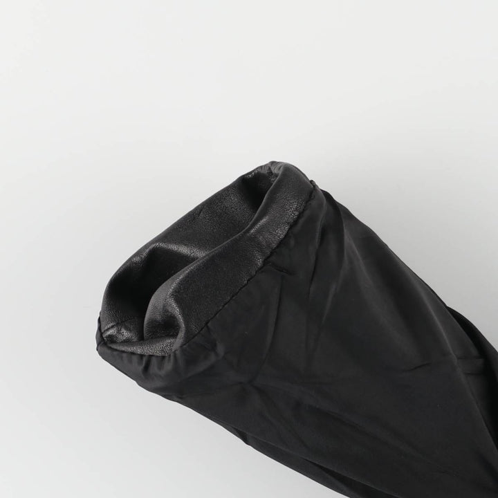 Alexida tailored jacket, women's size S genuine leather black type Vintage Second Hand