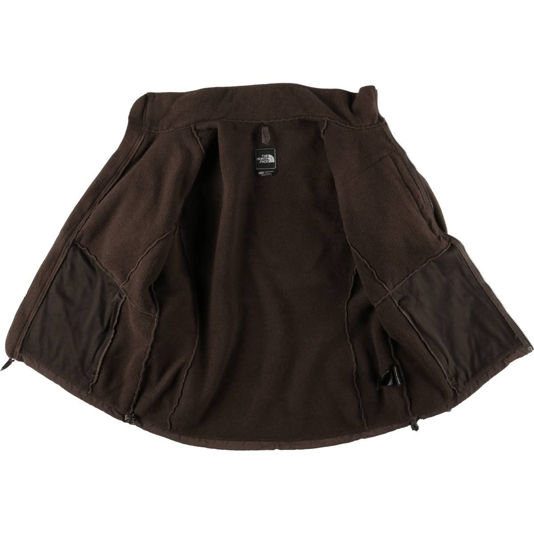 The North Face Denali Jacket, Nylon and Fleece, Women's, Size XL polyester brown type Vintage Second Hand