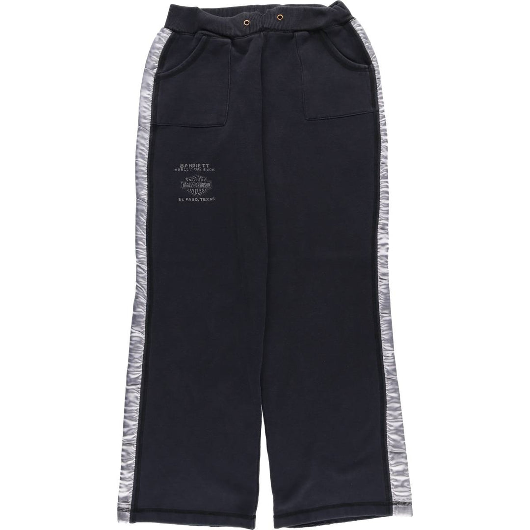 Harley-Davidson Sweatpants, Women's Size Small cotton black type Vintage Second Hand