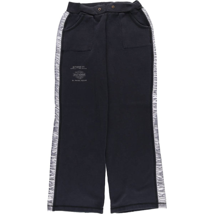 Harley-Davidson Sweatpants, Women's Size Small cotton black type Vintage Second Hand