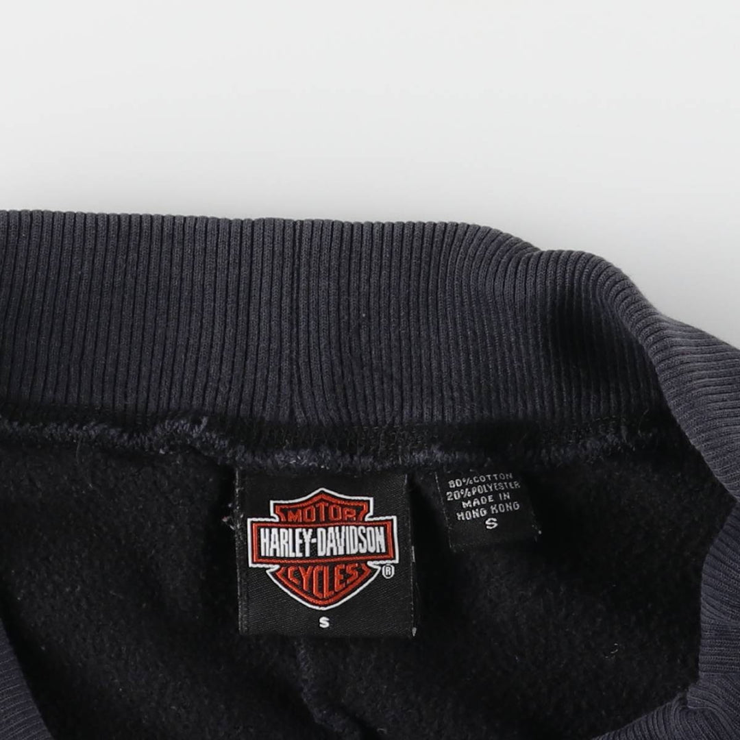 Harley-Davidson Sweatpants, Women's Size Small cotton black type Vintage Second Hand