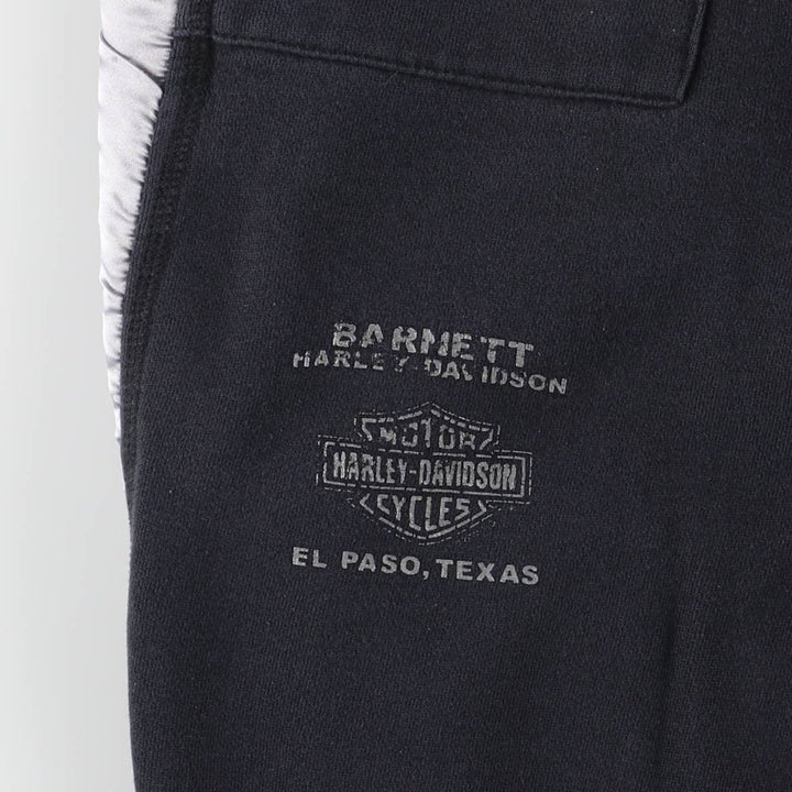 Harley-Davidson Sweatpants, Women's Size Small cotton black type Vintage Second Hand