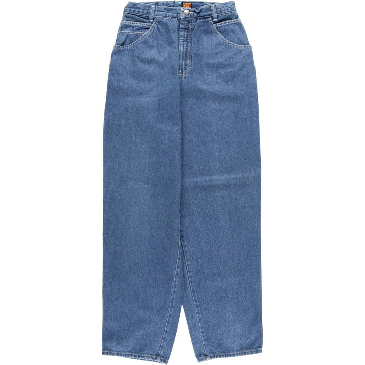 90'S Calvin Klein denim painter pants, made in the USA, women's size M (w26), vintage cotton blue type Vintage Second Hand