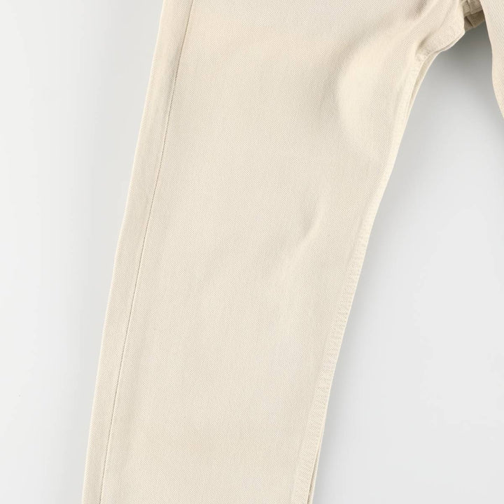 90'S Levi's 501-0150 Straight Denim Pants, Made in USA, Women's Size L (W27), Vintage cotton Beige type Vintage Second Hand