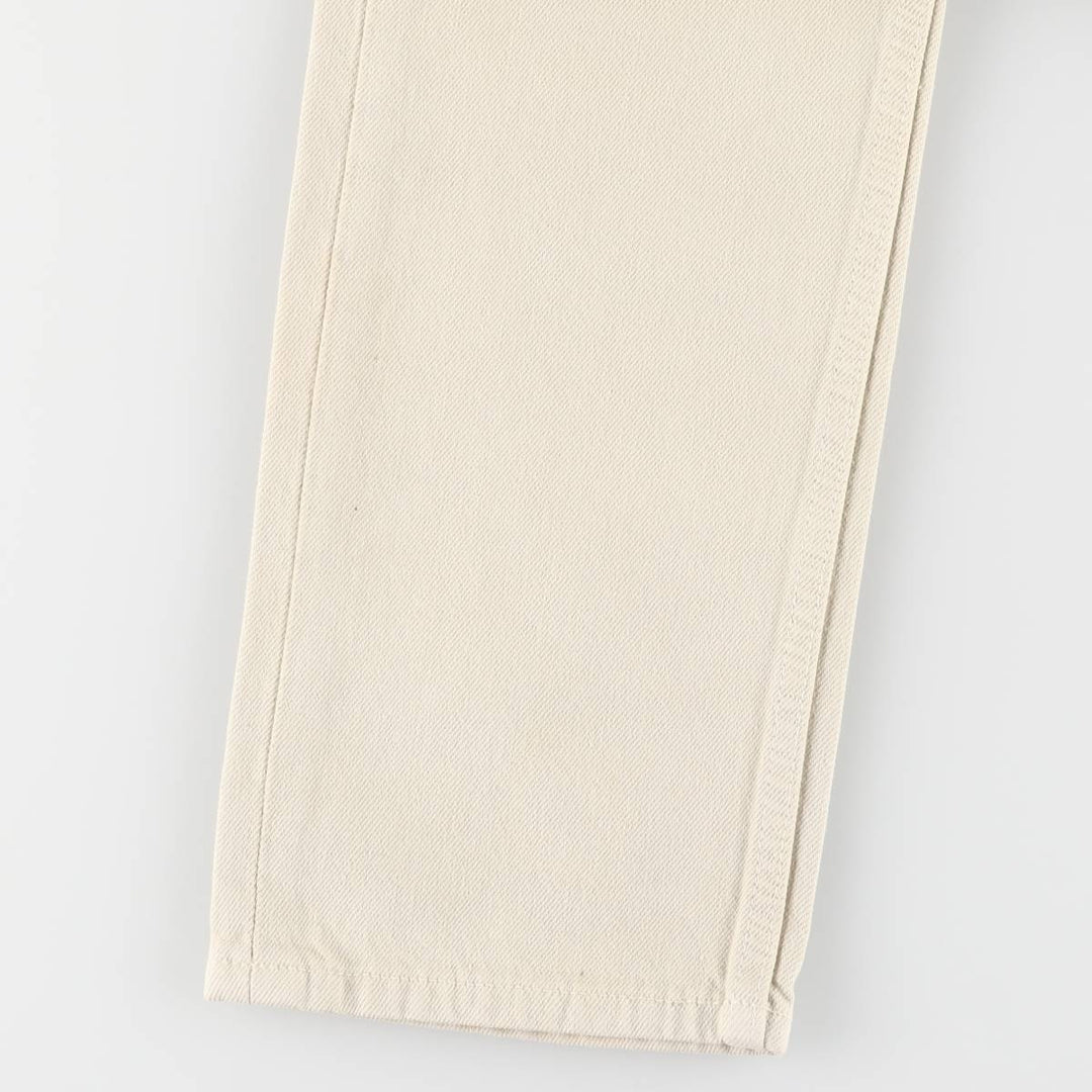 90'S Levi's 501-0150 Straight Denim Pants, Made in USA, Women's Size L (W27), Vintage cotton Beige type Vintage Second Hand