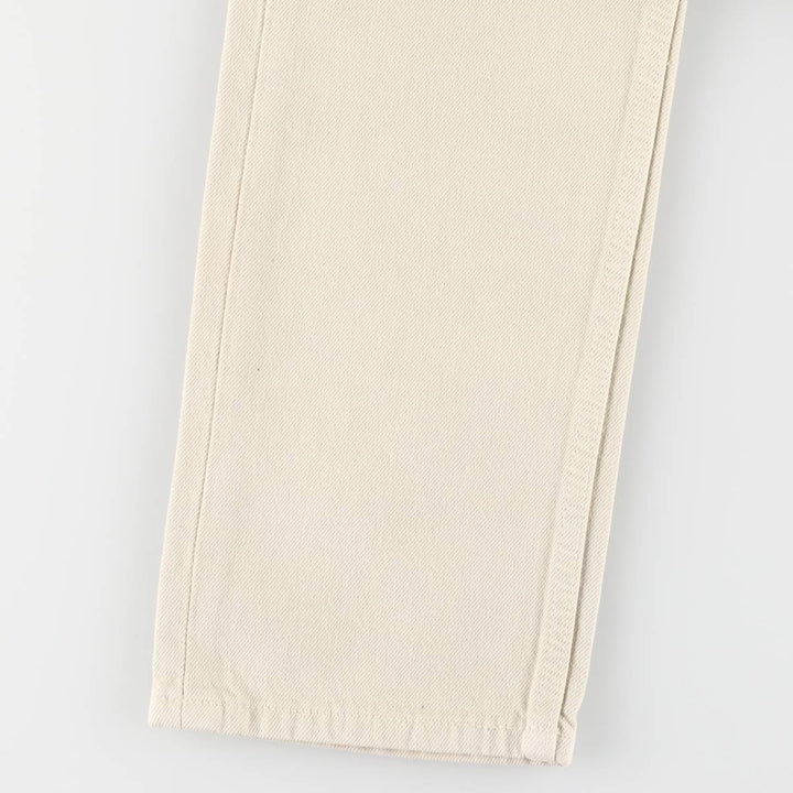 90'S Levi's 501-0150 Straight Denim Pants, Made in USA, Women's Size L (W27), Vintage cotton Beige type Vintage Second Hand