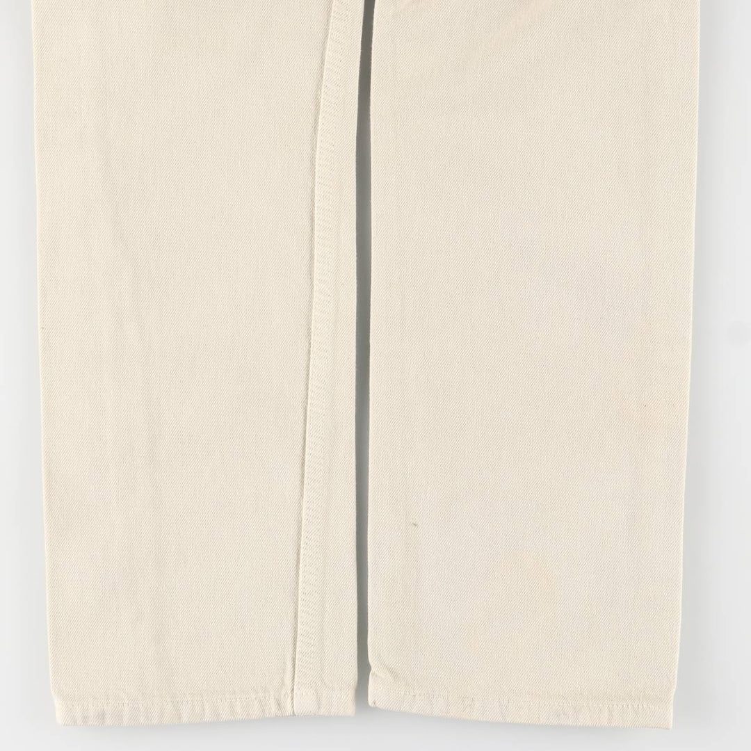 90'S Levi's 501-0150 Straight Denim Pants, Made in USA, Women's Size L (W27), Vintage cotton Beige type Vintage Second Hand