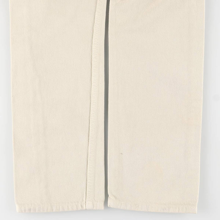 90'S Levi's 501-0150 Straight Denim Pants, Made in USA, Women's Size L (W27), Vintage cotton Beige type Vintage Second Hand