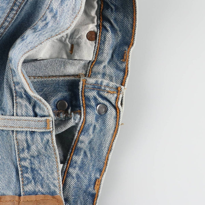 2000'S Levi's 6501-0133 Straight Denim Pants, Made in USA, Women's Size L (W30) cotton blue type Vintage Second Hand