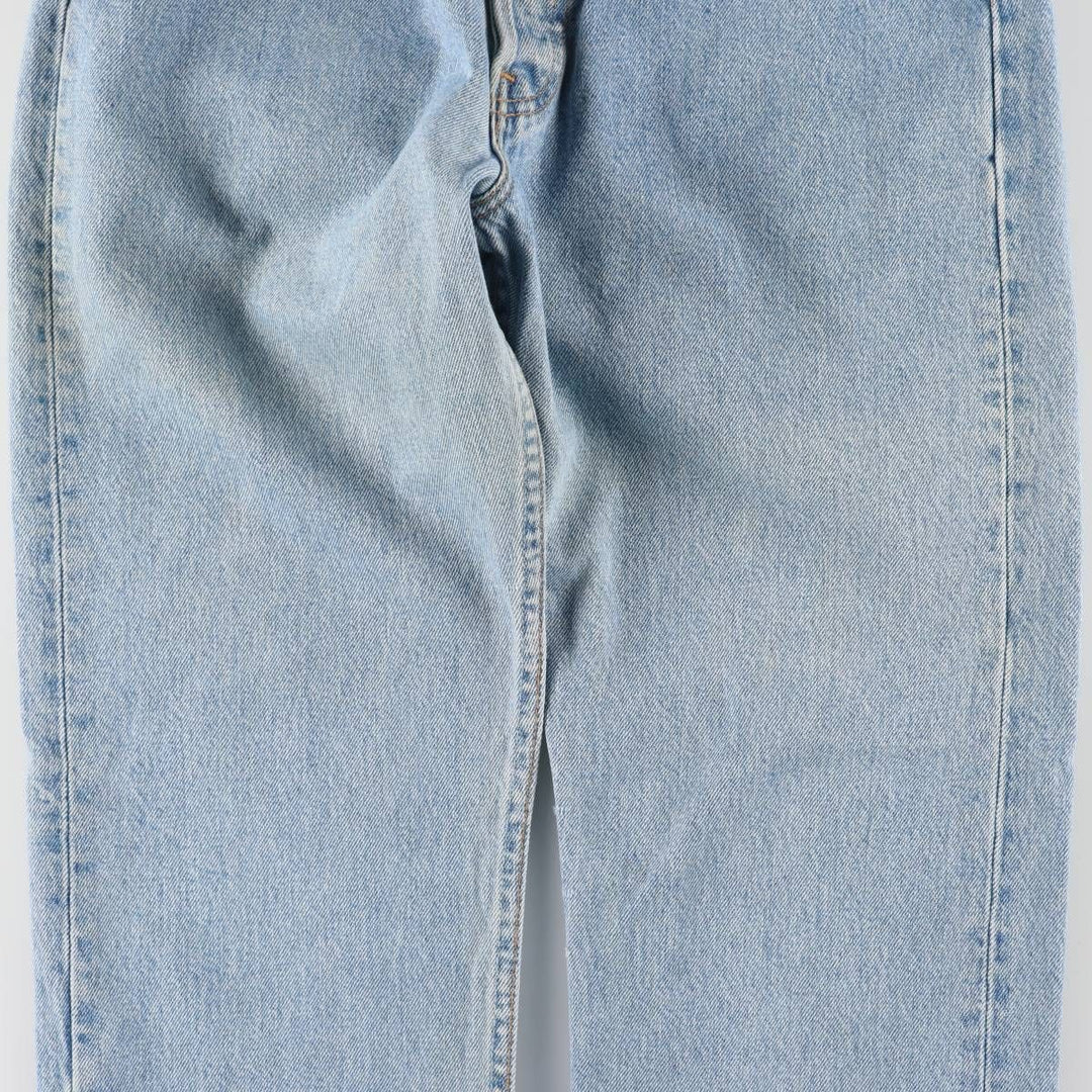 2000'S Levi's 6501-0133 Straight Denim Pants, Made in USA, Women's Size L (W30) cotton blue type Vintage Second Hand