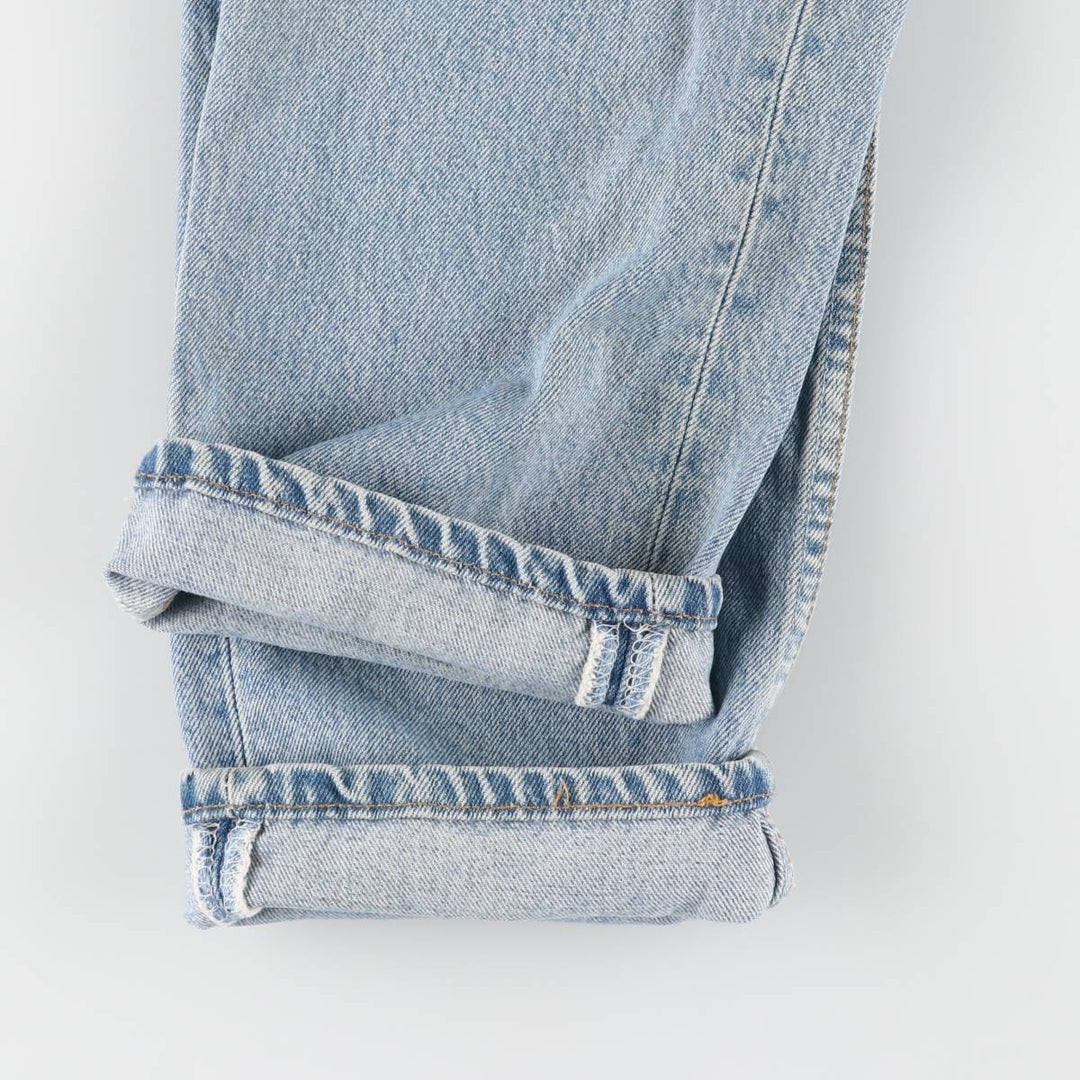 2000'S Levi's 6501-0133 Straight Denim Pants, Made in USA, Women's Size L (W30) cotton blue type Vintage Second Hand