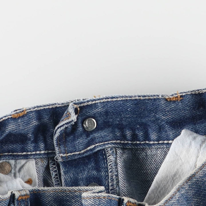 Vintage 1980'S Levi's 26501-0119 Straight Denim Pants, Made in USA, Women's Size L (W27) unclear blue type Vintage Second Hand