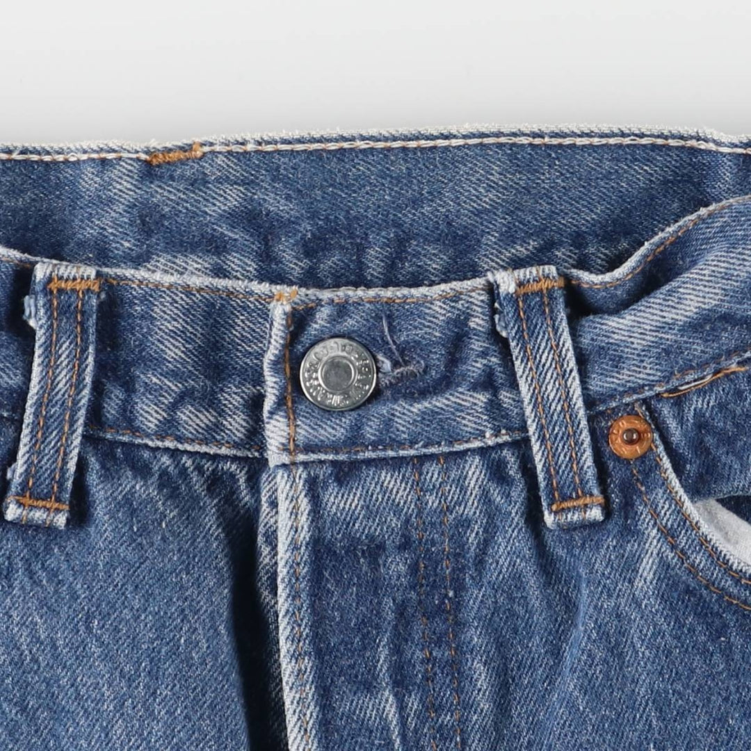 Vintage 1980'S Levi's 26501-0119 Straight Denim Pants, Made in USA, Women's Size L (W27) unclear blue type Vintage Second Hand