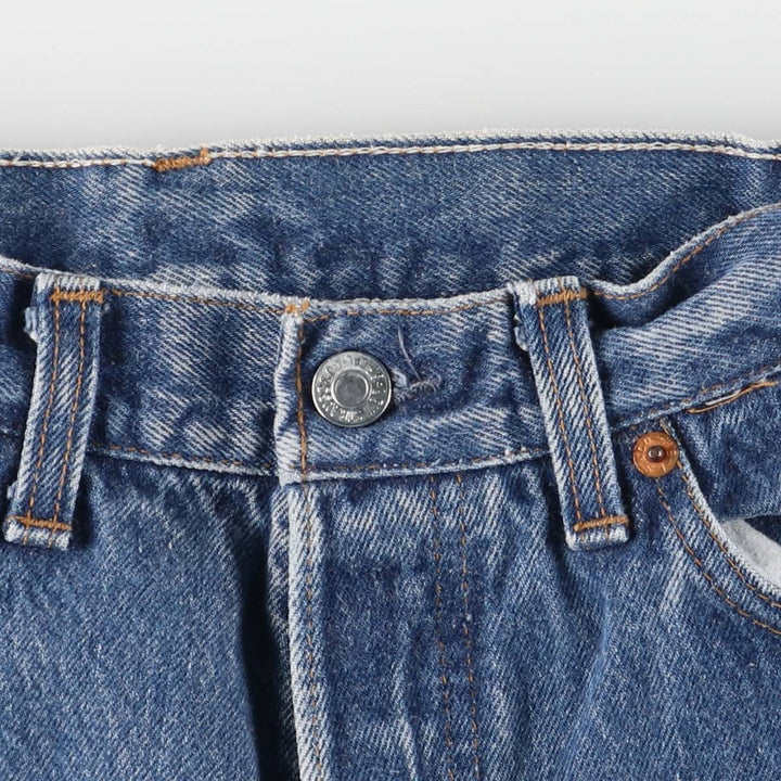 Vintage 1980'S Levi's 26501-0119 Straight Denim Pants, Made in USA, Women's Size L (W27) unclear blue type Vintage Second Hand