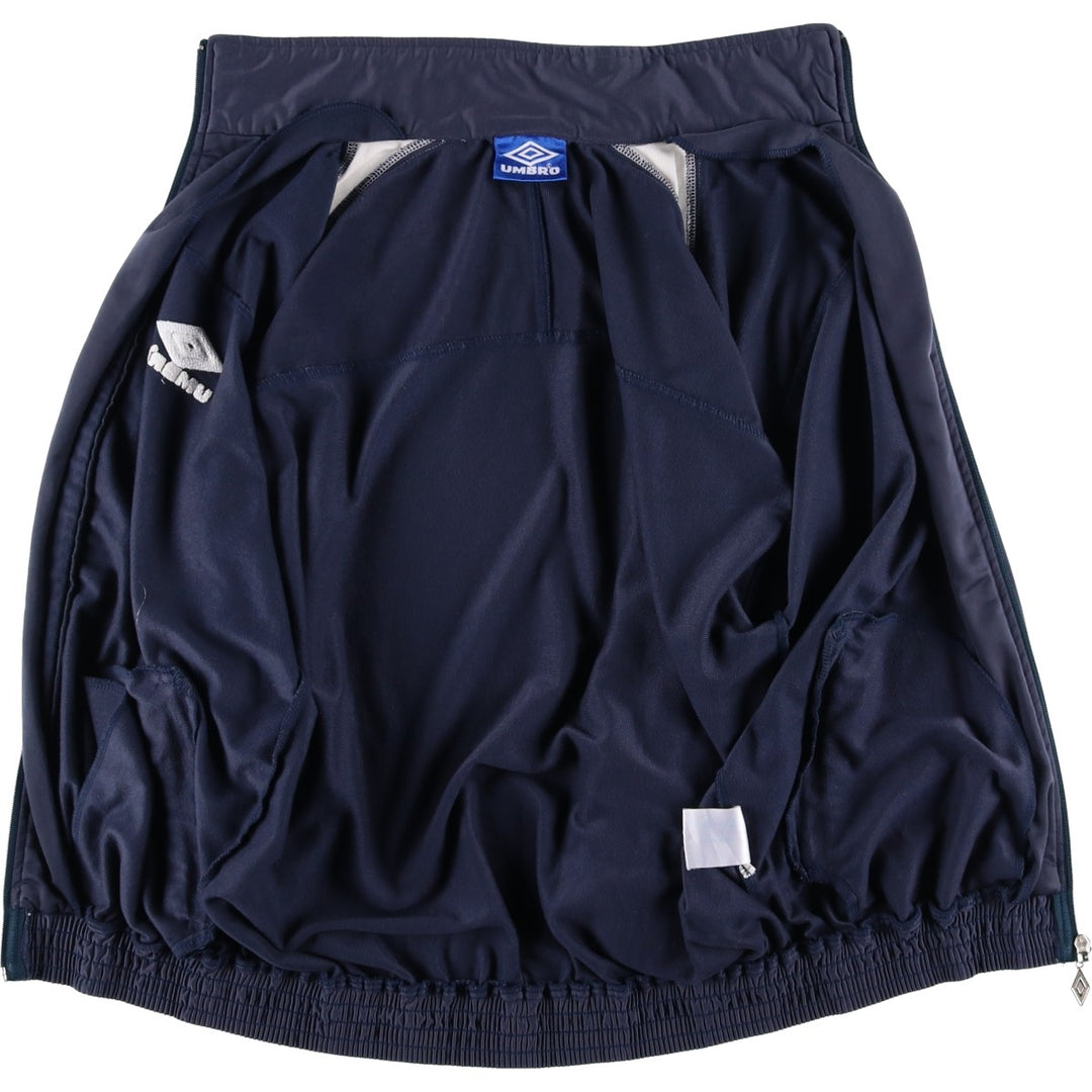 Vintage 90'S Umbro Track Jacket, Men's Size Medium polyester navy blue type Vintage Second Hand