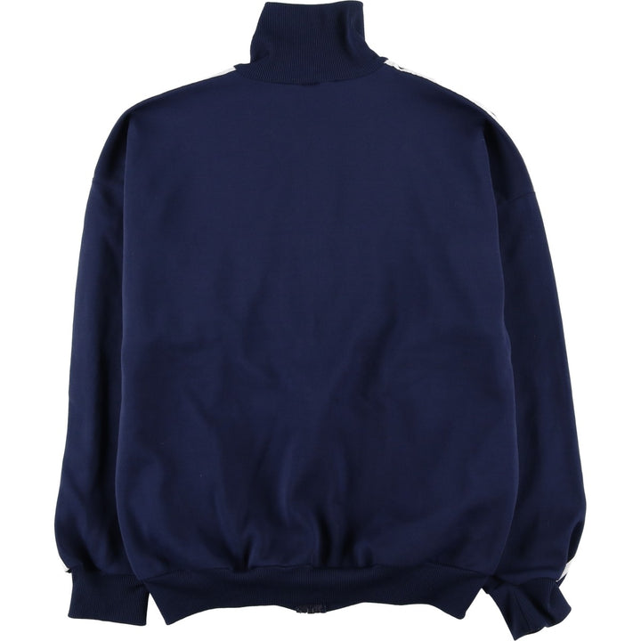 Vintage 80s-90'S Adidas Trefoil Logo Track Jacket, Men's Size Medium polyester navy blue type Vintage Second Hand