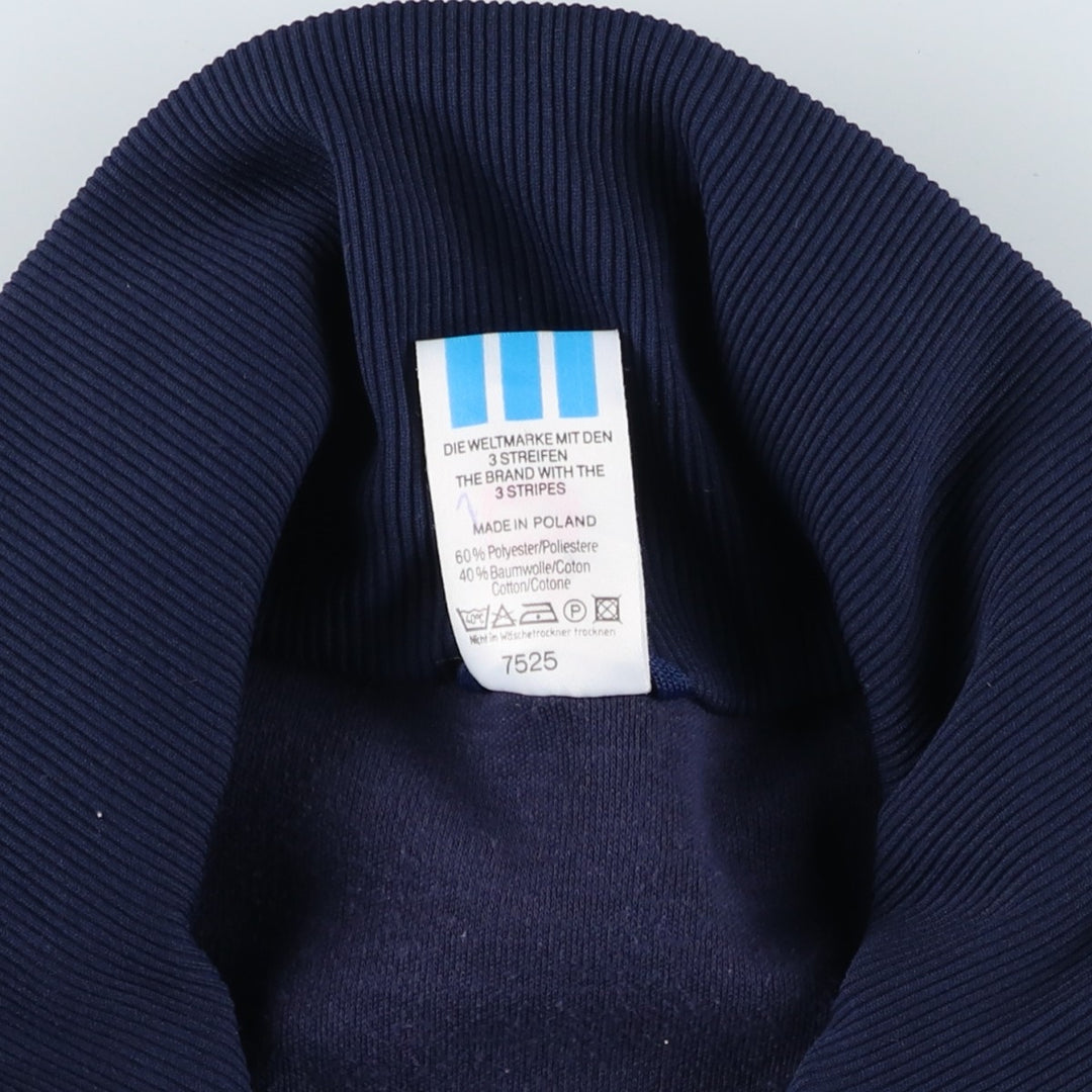 Vintage 80s-90'S Adidas Trefoil Logo Track Jacket, Men's Size Medium polyester navy blue type Vintage Second Hand