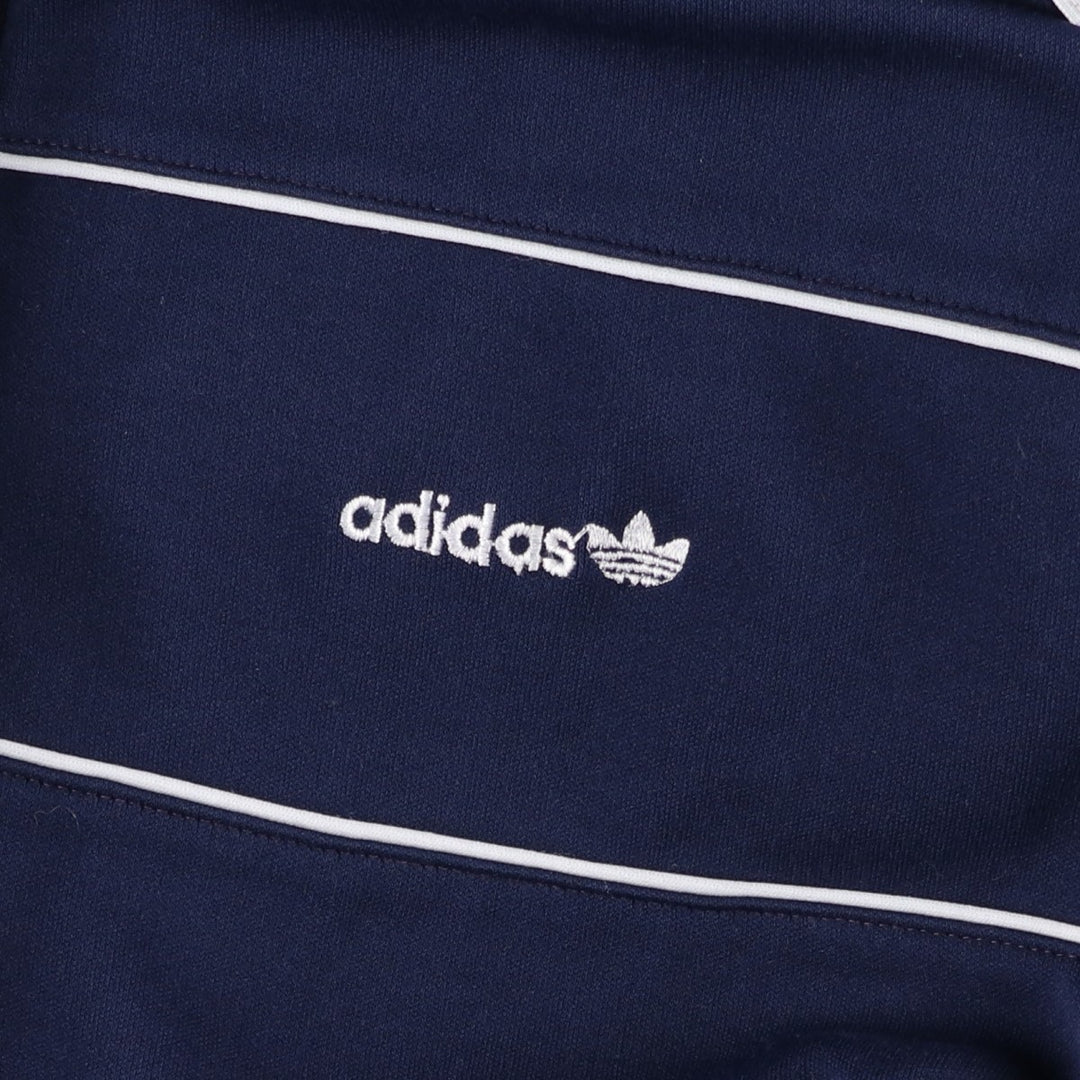 Vintage 80s-90'S Adidas Trefoil Logo Track Jacket, Men's Size Medium polyester navy blue type Vintage Second Hand