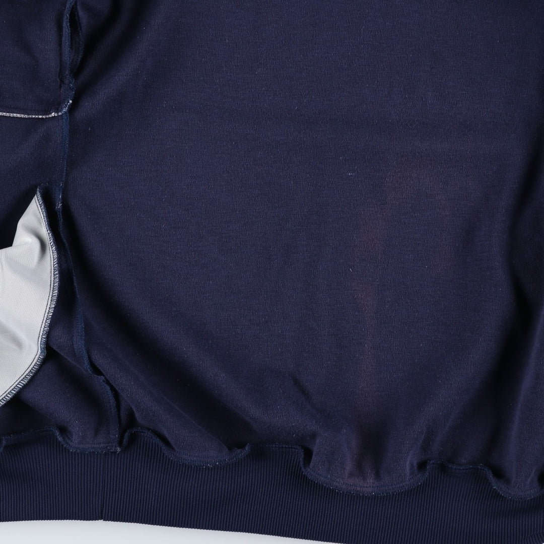 Vintage 80s-90'S Adidas Trefoil Logo Track Jacket, Men's Size Medium polyester navy blue type Vintage Second Hand