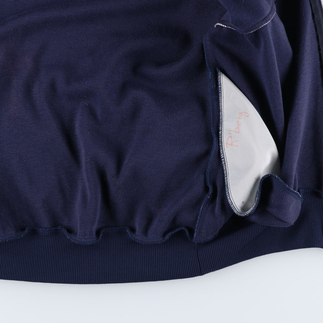 Vintage 80s-90'S Adidas Trefoil Logo Track Jacket, Men's Size Medium polyester navy blue type Vintage Second Hand