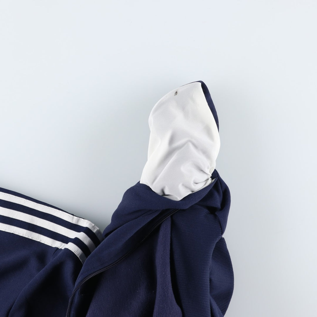Vintage 80s-90'S Adidas Trefoil Logo Track Jacket, Men's Size Medium polyester navy blue type Vintage Second Hand