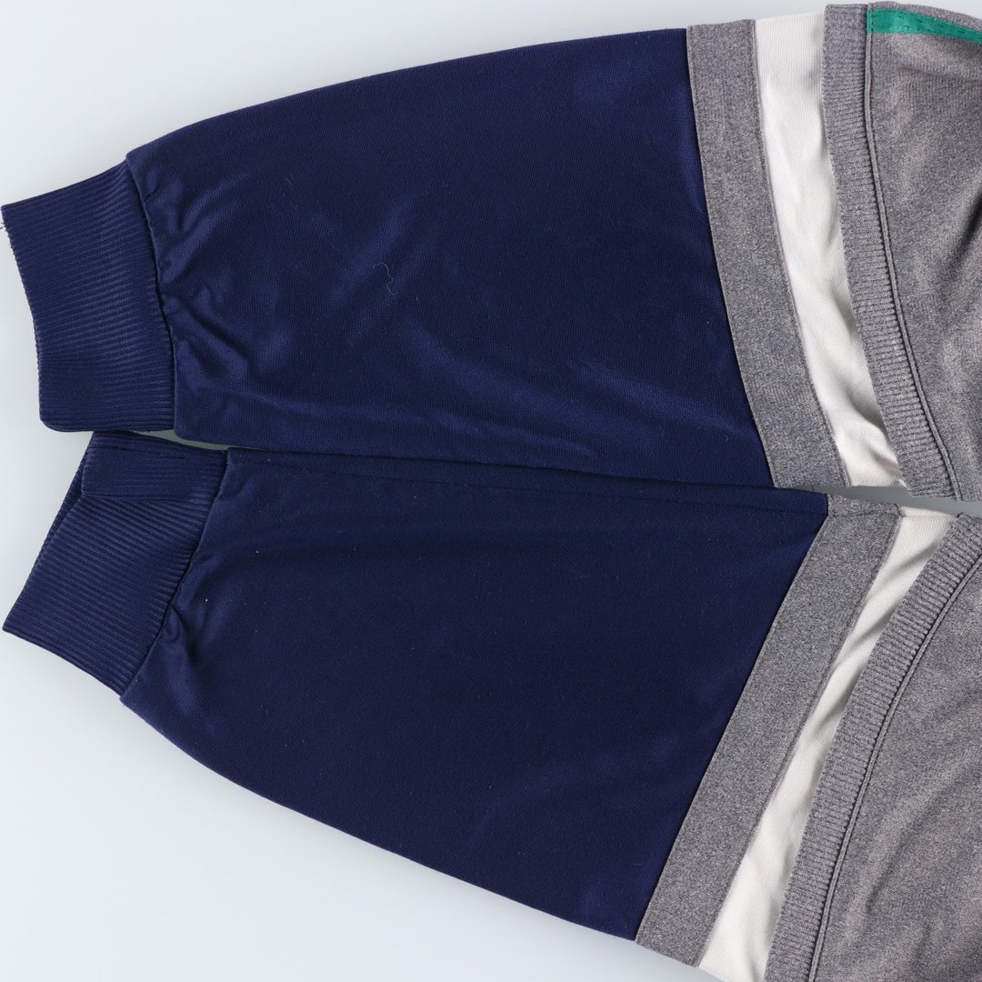 Vintage 80s-90'S adidas Trefoil logo jersey track jacket, men's size XL polyester navy blue type Vintage Second Hand