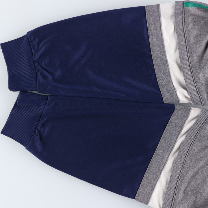 Vintage 80s-90'S adidas Trefoil logo jersey track jacket, men's size XL polyester navy blue type Vintage Second Hand