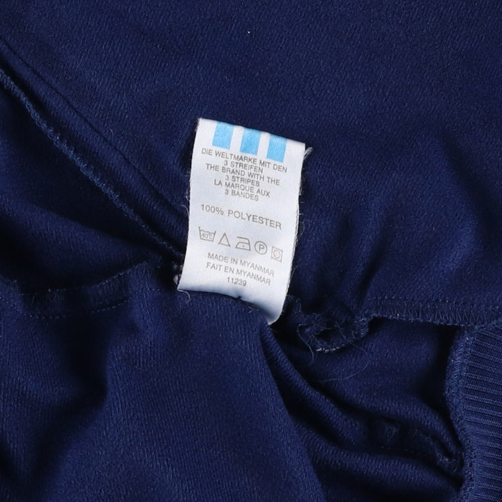 Vintage 1980'S adidas Trefoil logo track jacket, men's size small polyester navy blue type Vintage Second Hand