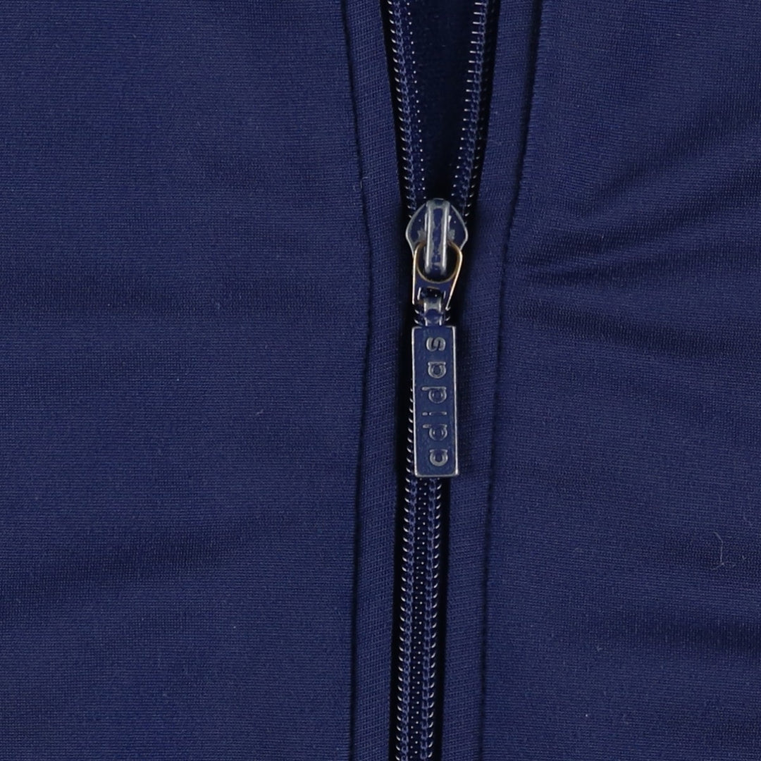 Vintage 1980'S adidas Trefoil logo track jacket, men's size small polyester navy blue type Vintage Second Hand